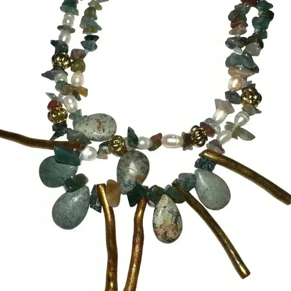Charming Multi Strand Bead Necklace - Picture 1 of 5